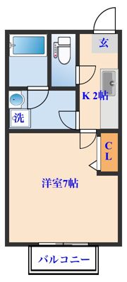 スターリングBの間取り画像