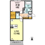Merveille B棟の間取り画像