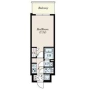 S-RESIDENCE難波大国町dominaの間取り画像