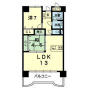 ガーデンパレス東部の間取り画像