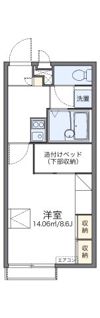 レオパレスフィオーレの間取り画像