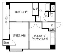 サンローゼ中村の間取り画像