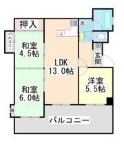 クラウンハイツ篠原台Ⅱの間取り画像