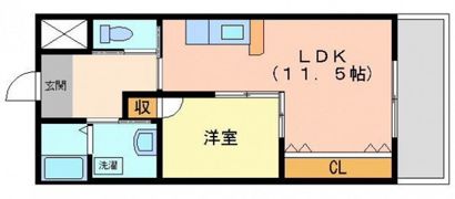 クレセール津島の間取り画像