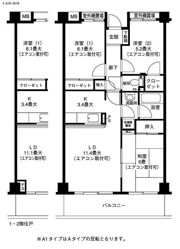 ディアパーク杉田南の間取り画像