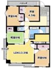 サンメゾン香里成田西町の間取り画像