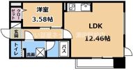 ベルヴィ石山の間取り画像