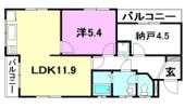 コーポラス堀内の間取り画像