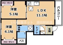 ラ・ルーチェの間取り画像