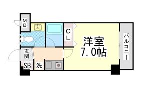オズコート神戸本山の間取り画像