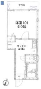 ノースロックの間取り画像