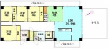 プラティーク川島の間取り画像
