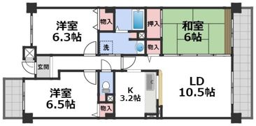 コレンテの間取り画像