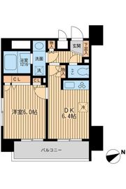 ラポール三田の間取り画像