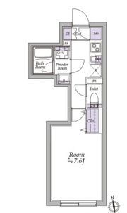 アトリオフラッツ高円寺の間取り画像