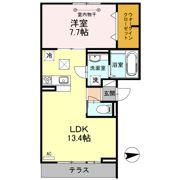 クローネの間取り画像