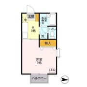 フローラ春日の間取り画像