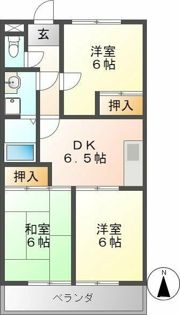 レジデンス旭の間取り画像