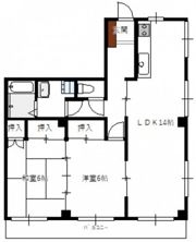 メゾンとうすいの間取り画像