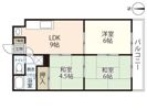 カーサ蟹原の間取り画像