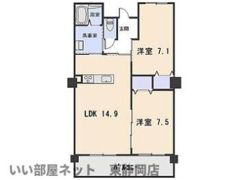アグレアーブルの間取り画像