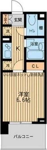 ドゥーエ横濱台町の間取り画像