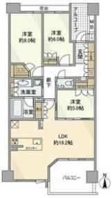 ゼスタ鶴舞の間取り画像