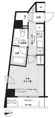 ハラスパジオ下北沢の間取り画像