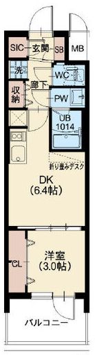 リッツ新大阪プレミアムの間取り画像