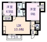 サニーコート平福の間取り画像