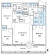 GLOBAL FRONT TOWERの間取り画像