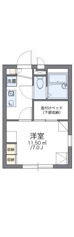 レオパレスエムの間取り画像