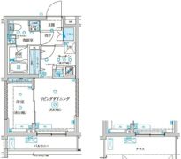 ベルシード王子神谷の間取り画像