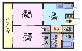 グリーンヒルズの間取り画像