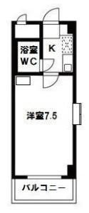アゼリアコート福沢町の間取り画像
