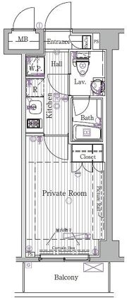 NISHI IKEBUKURO RESIDENCEの間取り画像