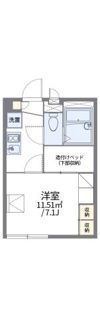 レオパレス大園Ⅱの間取り画像