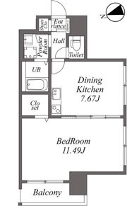 カメリア・コート二子玉川の間取り画像