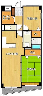 ミラベル嵐ヶ丘の間取り画像