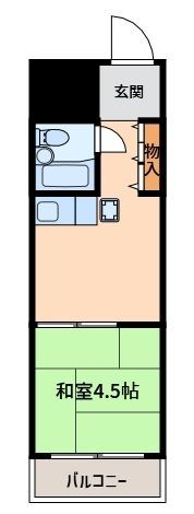 シャンボール第3新大阪の間取り画像