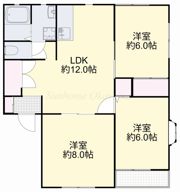 ララ松崎 Cの間取り画像