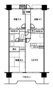シャンボール志木の間取り画像