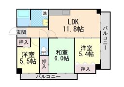 フレンテ灘の間取り画像