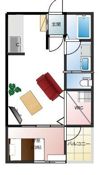エミリア川内06の間取り画像