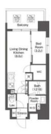 コンフォリア江坂江の木町Qの間取り画像