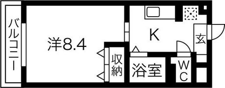 有玉北クローバービル(旧マンション丸忠)の間取り画像
