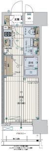 ファーストフィオーレ新町ファジスタの間取り画像