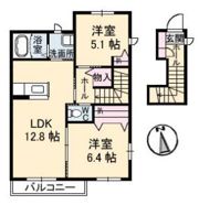 花ポートEの間取り画像