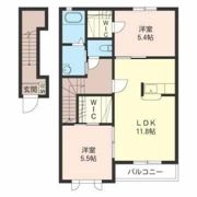 フォレスタBの間取り画像