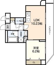 CREST CENTRAL BLDG.の間取り画像